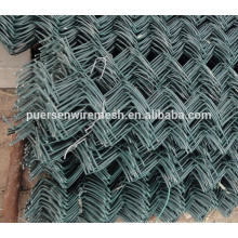 Low price PVC coated chain link fence, Galvanized chain link fence for sale